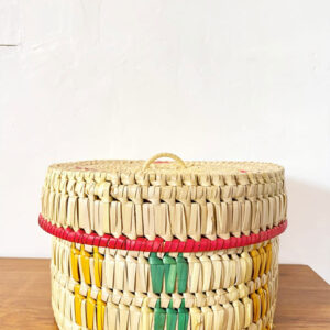 Palm leaf storage box large